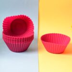 Silicone Cup Cake Mould (10 Pcs Set) - Image 6