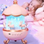 Bunny’s Carousel Rotating LED Night Light - Image 3