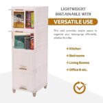 Multi-Purpose 5-Layer Plastic Storage Drawer Cabinet for Home and Office - Image 6
