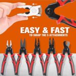 5 in 1 Wire Stripper Pliers Set, Soft Grip, Anti-Slip, Alloy Steel, Cutting, Gripping, Stripping - Image 4