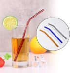 Reusable Glass Straws Clear Glass Drinking Straw (5 pcs Set) - Image 4