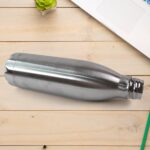 Silver Stainless Steel Water Bottle Approx 500 ML (1 Pc) - Image 6