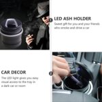 Portable Car Ashtray with Lid and Blue LED Light (1 Pc / With Color Box) - Image 6