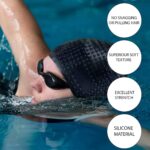 Premium Silicone Waterproof Swimming Cap (1 Pc) - Image 6