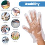 Eco-Friendly Kitchen Hand Gloves, Disposal hand gloves, Free size (100 Pc) - Image 3