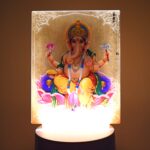 Beautiful 3D Lord Ganesh Frame with soft white light (1 Pc) - Image 4