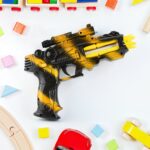 TTG LED Laser Gun Toy – Battery Operated Space Blaster with Flashing Lights & Sound (1 Set) - Image 4