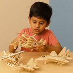 3D Wooden Aircraft Puzzle DIY Assembly Kit (Mix Design – 1 Set) - Image 8