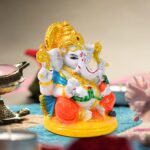 Lord Ganesha Idol / Ganpati Statue / Ganpatii Bappa Showpiece for Gifts (1 Pc) - Image 4