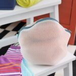 Premium Round Mesh Bra Wash Bag with Zipper for Washing Machine (1 Pc / Mix Size & Design) - Image 3