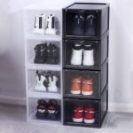 Shoe Storage Box, Shoe Box Clear Plastic Stackable (1 Pc) - Image 4