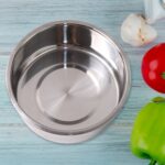 Stainless Steel Table Small Dish Bowl Plate Set for Side Dish, Sauce  (1 Pc) - Image 4