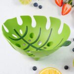 Leaf-Shaped Plastic Fruit Basket (1 Pc) - Image 6