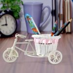 Plastic Cycle Flower Vases For Home Decor; Bicycle Flower Pot Stand (1 Pc) - Image 6