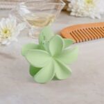 Matte Finish Hair Claw Clip (1 Pc / Mix Color) - Image 9