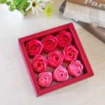 9 Pc Rose Flower Bath Soap (9 Pcs Set) - Image 4