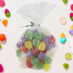 Clear Cookie Bags, Gift Bag Clear Flat Treat Bags (25 Pcs Set) - Image 3