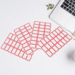 Multipurpose Blank Label Sticker Sheets (10 Sheet Set) - Image 5