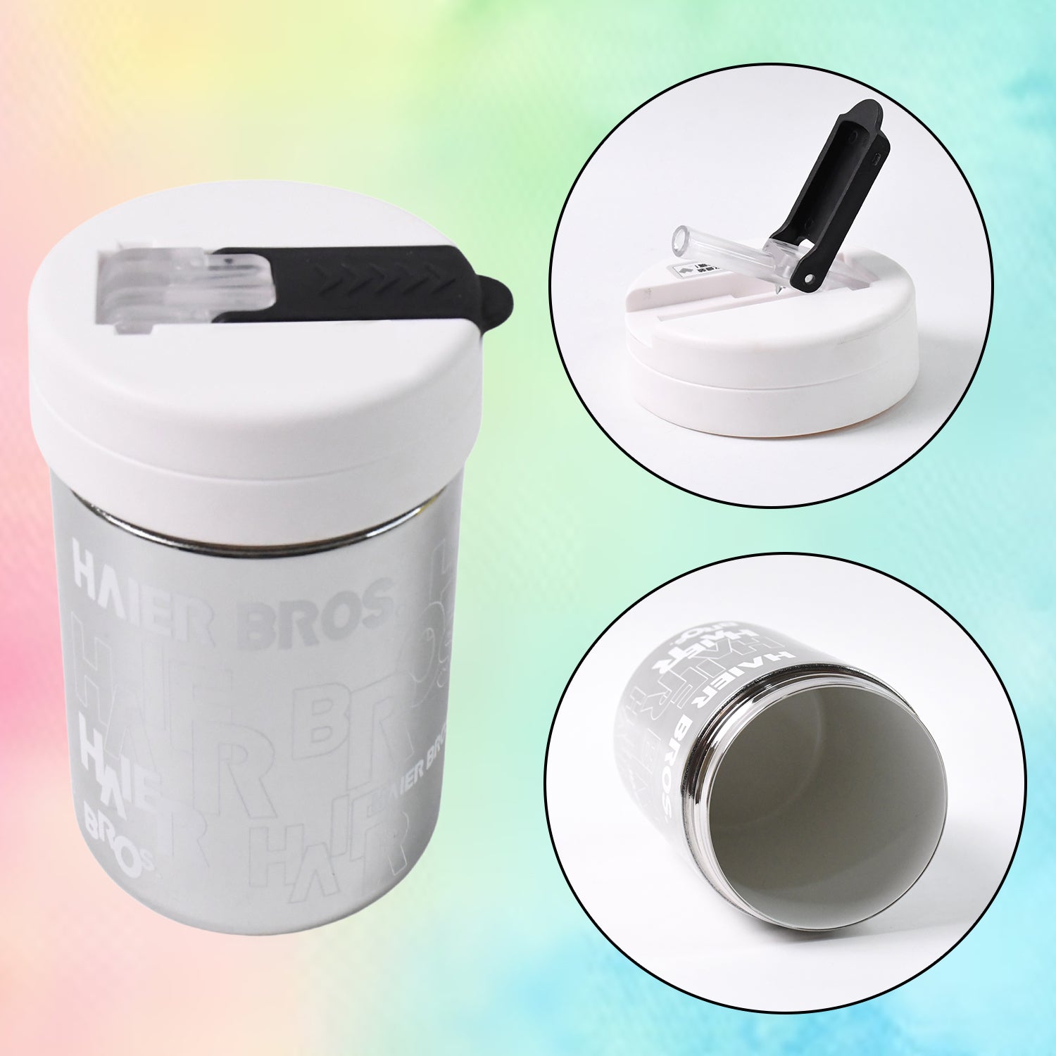 03_d1d43190-a100-449f-b946-d9bdc50b4dbb Stainless Steel Tumbler With Lid (510 Ml Approx) - Image 1