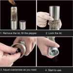 2-in-1 Stainless Steel Salt and Pepper Grinder - Image 4