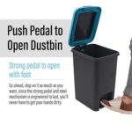Apex Plastic Push N Pedal Dust Bin | Hands-Free Operation, Compact Design 6.5 Liters (1 Pc / Mix Color) - Image 4