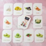 Kidkraft 32-Piece Educational Vegetable Flash Cards Set - Image 3