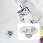 Stainless Steel Kitchen Sink Strainer (2 Pc Set) - Image 6