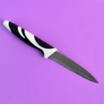 Ritu Stainless Steel Serrated Blade Zebra Kitchen Knife (1 Pc) - Image 6