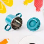 Kids Sporty Sipper Mug with Straw and Dual Handles Approx 300ml (1 Pc) - Image 6