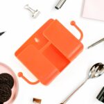 1 Pc Orange Wallmount Mobile Stand With Hook for and stuffs purposes. - Image 4