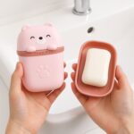 Cute Bear Shaped Soap Case ,Sabudani (1 Pc) - Image 3