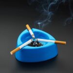 Oblivion Durable Plastic Ashtray with Wide Bowl and Triple Cigarette Holder Slots (1 Pc) - Image 6