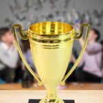 Golden Birthday Trophy – “You Are Great Happy Birthday” Plastic Award with Base - Image 4