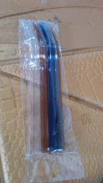 Reusable Glass Straws Clear Glass Drinking Straw (5 pcs Set) - Image 7