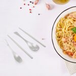 Picnic Dinner Spoon Fork Chopsticks Cutlery Tablewares Set  Traveling Spoon Set High Quality Cutlery Set (4 PC / 1 Set ) - Image 4