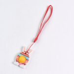 Cute Bunny-Shaped Pop It Fidget Toy Keychain (1 Pc) - Image 5