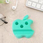 Multi-Functional Apple-Shaped Plastic Mobile Stand with Pen Holder (3 Pc / Mix Color) - Image 8