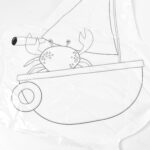 Multicolour colour-your-own inflatable animals With 6pcs Colored Pen Markers (1 Set) - Image 5