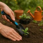 Plastic Heavy Duty Garden Hand Trowel with Measurement Marks (1 Pc) - Image 3