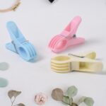Plastic Cloth Clips (Multicolour) - Pack of 12 - Image 3