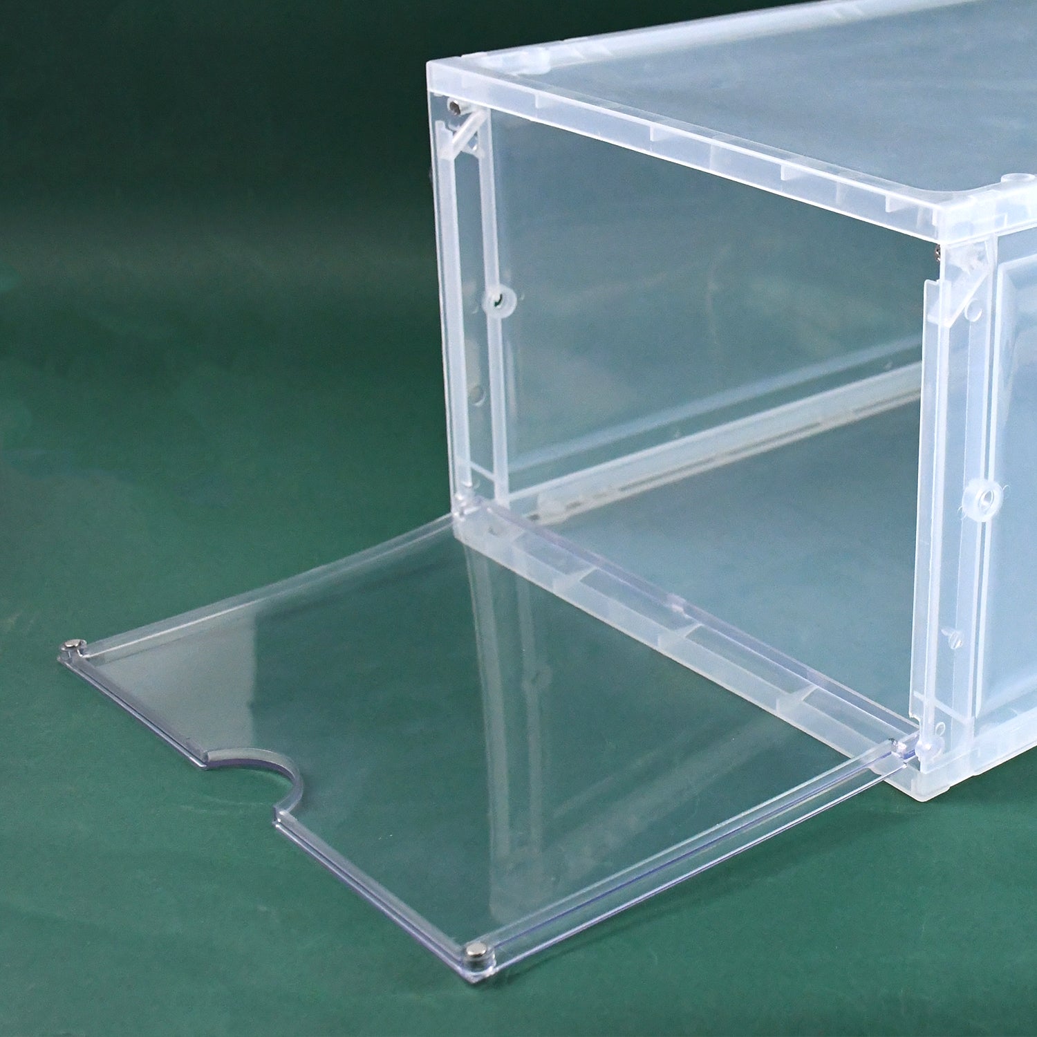 04_13e39f66-49db-4f3d-ae52-b0acdfc33891 Shoe Storage Box, Shoe Box Clear Plastic Stackable (1 Pc) - Image 1