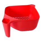 Apex Multi-Functional Plastic Strainer Bowl with Ergonomic Handle (1 Pc) - Image 5