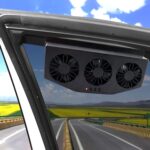 Triple Fan Solar Powered Car Exhaust Ventilation System with USB Charging - Image 6