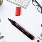 Premium Permanent Red Marker Pen Set (12 Pcs Set) - Image 4