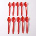 Reusable Food-Grade Plastic Spoons (10 Pc) - Image 5