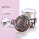 Ganesh Steko-2 Double Layer Stainless Steel Insulated Lunch Box Set - Image 6