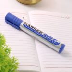 Premium Permanent Blue Marker Pen Set (6 Pcs Set) - Image 4