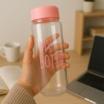 350 ml Approx Transparent Plastic Water Bottle with Leakproof Lid (1 Pc) - Image 3
