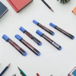 Premium Permanent Blue Marker Pen Set (12 Pc) - Image 4