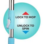 Adjustable Stainless Steel Mop Rod Set 120 cm - Image 6